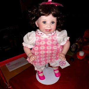 Porcelain  Collectable  Doll